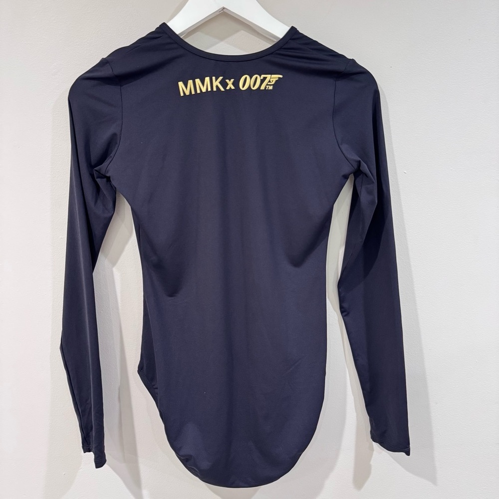 Michael Michael Kors Mmk x 007 Scuba Zip-Up Swimsuit - Picture 2 of 3